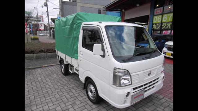 日産 ＮＴ１００クリッパートラック ＧＸ 新品ホロ付き ランカン式 最大積載量３５０ｋｇ 軽トラック 黒ナンバー登録可事業用登録可 キーレスキー  65.9万円 平成27年(2015年) 大阪府 中古車 - 価格.com