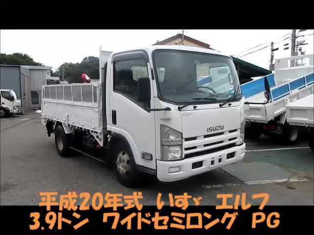 いすゞ エルフトラック ３．９トン 増トン ワイドセミロング アーム式ＰＧ ６速ＭＴ 高床 荷寸３４５－１８９－３８（７９） 125.0万円 平成20年 (2008年) 兵庫県 中古車 - 価格.com