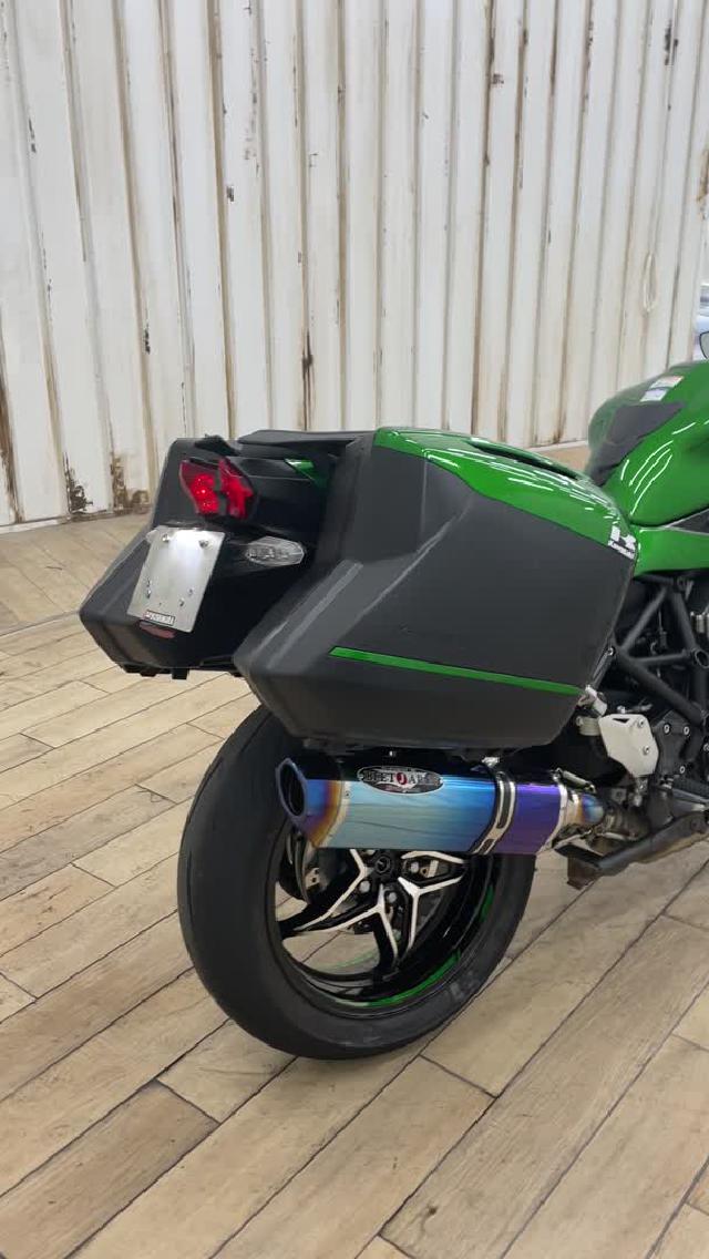 カワサキ Ｎｉｎｊａ Ｈ２ ＳＸ ＳＥ ビートマフラー 純正ＯＰパニア