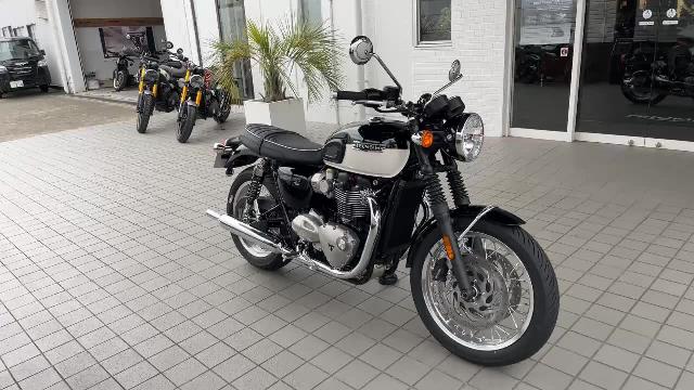 ＴＲＩＵＭＰＨ ボンネビルＴ１２０ ジェットブラック／フュージョンホワイト 新車 ２気筒 ６速 クラシック｜トライアンフ 水戸｜新車・中古バイクなら【グーバイク】