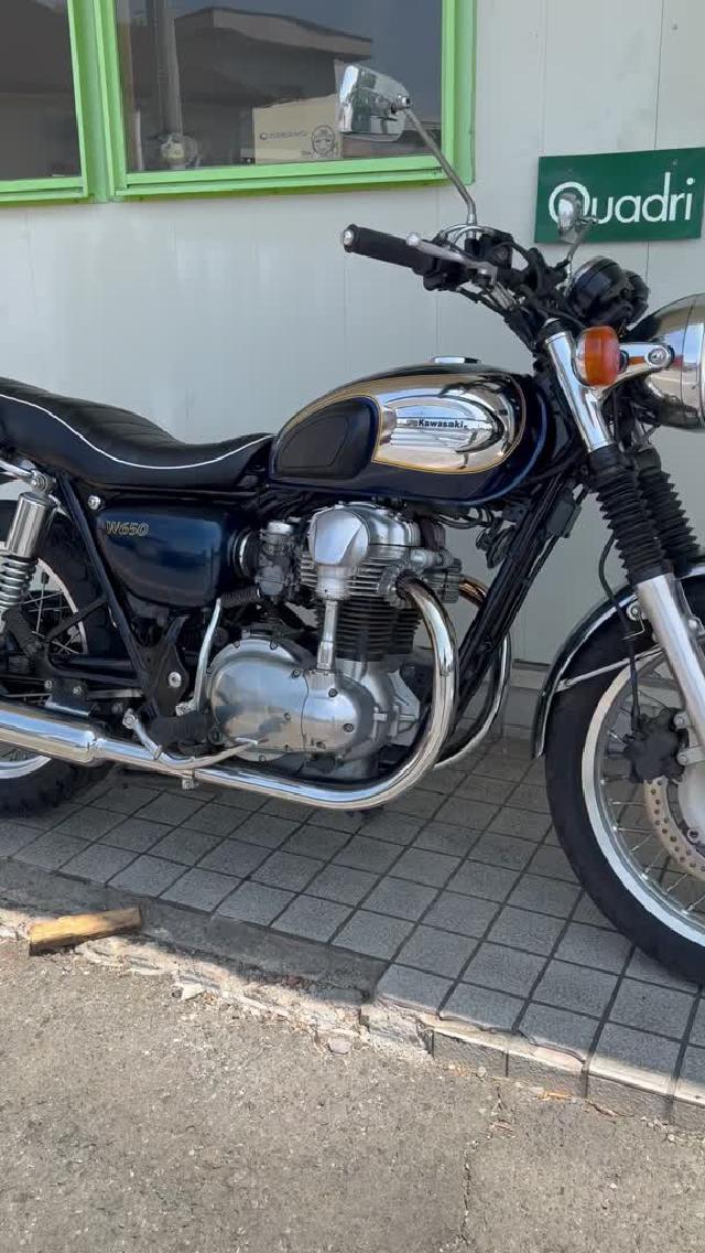 カワサキ Ｗ６５０ ＰＯＳＨフルエキマフラー グリップヒーター ＥＴＣ 