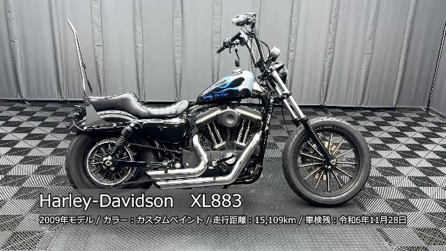 ＨＡＲＬＥＹ－ＤＡＶＩＤＳＯＮ ＸＬ８８３Ｎ アイアン ペイント バンスショートショット ＦＰ３チューニング １２インチハンドル 他  カスタム総額９０万相当｜株式会社ケーズバイク｜新車・中古バイクなら【グーバイク】